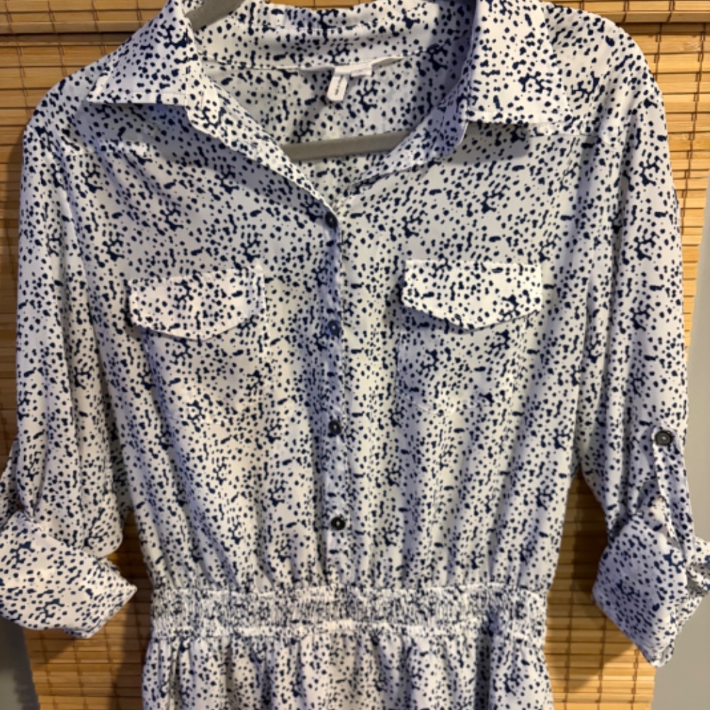 Bcbg Generation Collared Button-Down Shirtdress, … - image 5